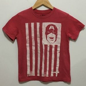 Epic Threads Captain America T-Shirt Red Boys Size Small